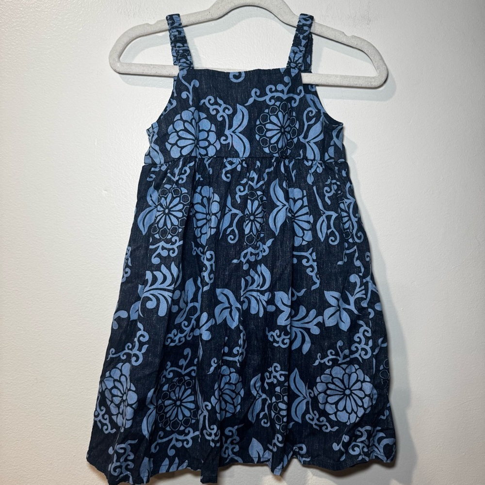 Reyn Spooner Sundress Size‎ 4T Girl’s Hawaiian Dress Blue